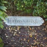 Thumbnail for Welcome-ish Garden Stake