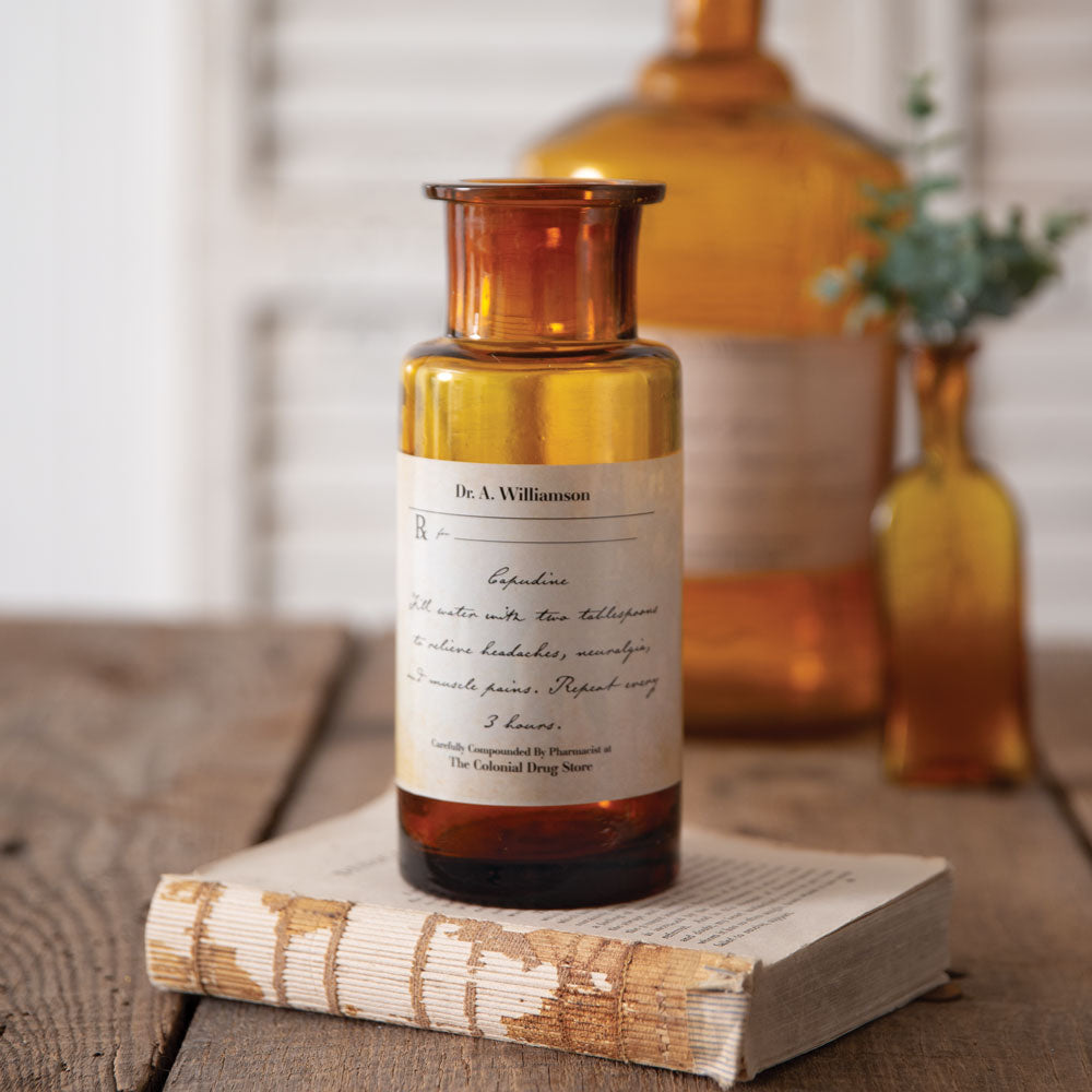 Antique-Inspired-Apothecary-Bottle-Capudine