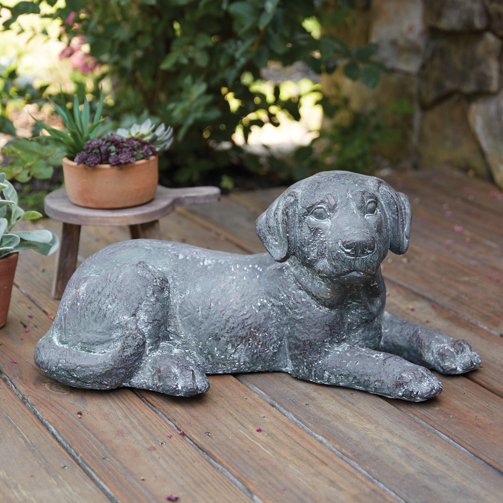 Labrador-Puppy-Garden-Statue
