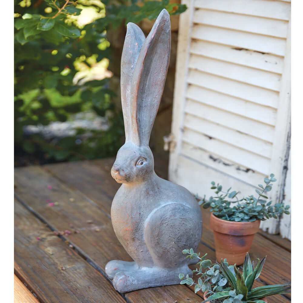 long-eared-hare-garden-statue