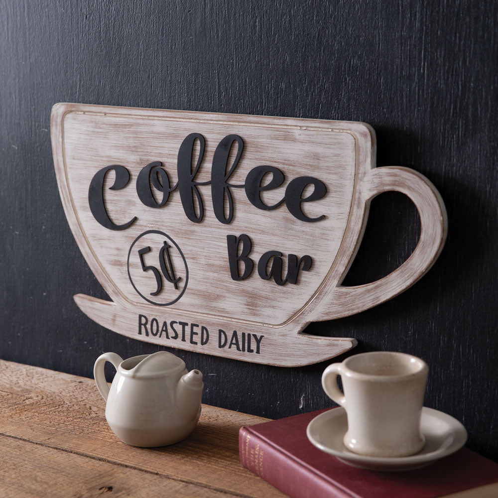 Rustic Kitchen Coffee Bar Wall Decor