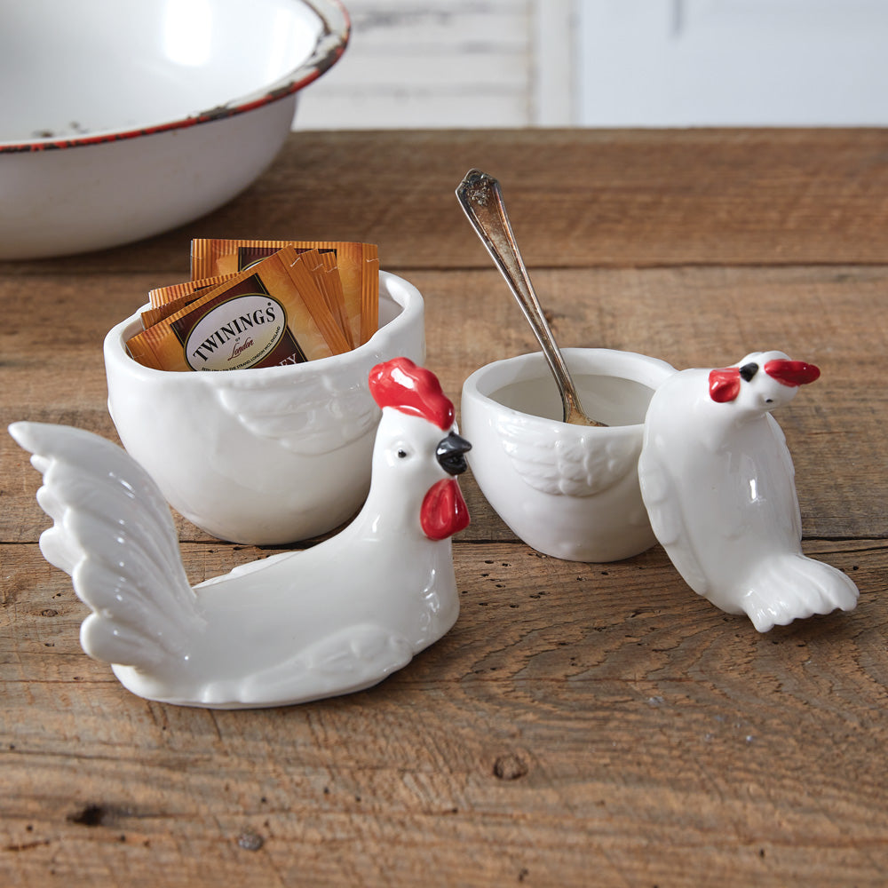 tea-suger-rooster-ceramic-server