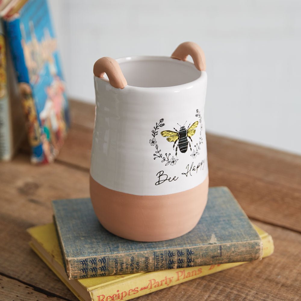 Mamma Mia's Closet Bee Happy Jug Vase Vases 