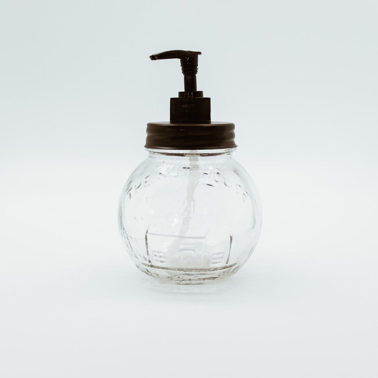 Mamma Mia's Closet Clear Glass Nut House Soap Dispenser Soap & Lotion Dispensers 