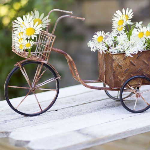 Mamma Mia's Closet Delivery Trike Garden Planter Pots & Planters 