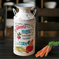 Thumbnail for Mamma Mia's Closet Farmers Market Milk Can Decorative Jars 