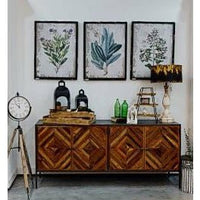 Thumbnail for Mamma Mia's Closet Framed Botanical Rubber Plant Wall Print Decorative Plaques 