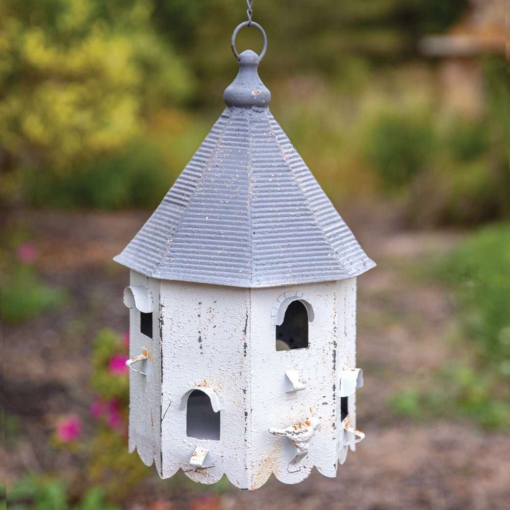 Hanging Bungalow Birdhouse - Birdhouses