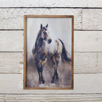 Thumbnail for Mamma Mia's Closet Horse Framed Wall Art Decorative Plaques 
