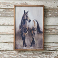 Thumbnail for Mamma Mia's Closet Horse Framed Wall Art Decorative Plaques 