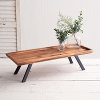 Thumbnail for Mamma Mia's Closet Industrial Raised Wood Tray Decorative Trays 