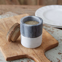 Thumbnail for Marble Salt and Pepper Pinch Pots - Salt & Pepper Shakers