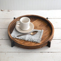 Thumbnail for Mamma Mia's Closet Modern Rustic Wood Tray Decorative Trays 