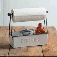 Thumbnail for Mamma Mia's Closet Multi-Use Paper Towel Caddy Kitchen Countertop 