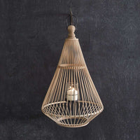Thumbnail for Rattan Leilani Candle Lantern - Outdoor Living