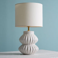 Thumbnail for Mamma Mia's Closet Scalloped Resin Tabletop Lamp Lamps 