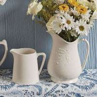 Thumbnail for Stoneware Lily Of The Valley Pitcher - Serveware