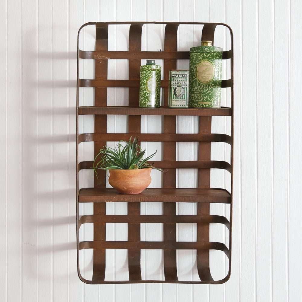 Tobacco Basket Wall Shelf - Decorative Plaques
