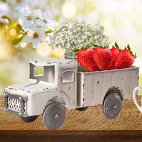 Thumbnail for Mamma Mia's Closet White Truck Flower Planter Pots & Planters 
